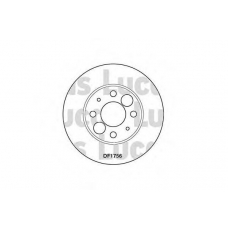 DF1756 TRW Тормозной диск