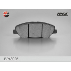BP43025 FENOX Комплект тормозных колодок, дисковый тормоз