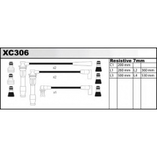 XC306 QUINTON HAZELL Комплект проводов зажигания