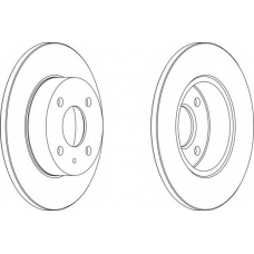 DDF045 FERODO Тормозной диск