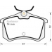 327 MGA Комплект тормозных колодок, дисковый тормоз