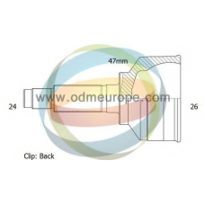 12-310600 ODM-MULTIPARTS Шарнирный комплект, приводной вал