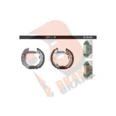 79RBKT0066 R BRAKE Комплект тормозных колодок