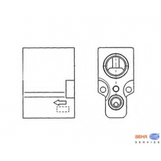 8UW 351 234-241 HELLA Расширительный клапан, кондиционер