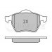 025 230 1820/W MEYLE Комплект тормозных колодок, дисковый тормоз