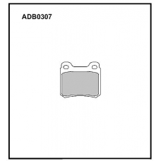 ADB0307 Allied Nippon Тормозные колодки