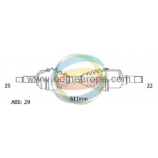 18-161251 ODM-MULTIPARTS Приводной вал