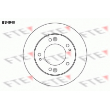 BS4940 FTE Тормозной диск