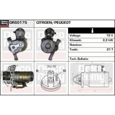 DRS0175 DELCO REMY Стартер