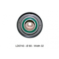 LD0743 TRW Натяжной ролик, ремень грм
