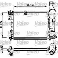 731295 VALEO Радиатор, охлаждение двигателя