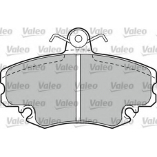 598002 VALEO Комплект тормозных колодок, дисковый тормоз