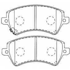 FP1215 FIT Комплект тормозных колодок, дисковый тормоз