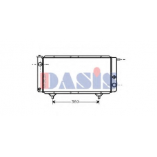 060160N AKS DASIS Радиатор, охлаждение двигателя