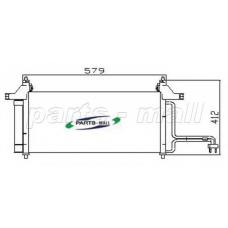 PXNCX-040G Parts mall Конденсатор, кондиционер