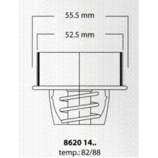8620 1482 TRISCAN Термостат, охлаждающая жидкость