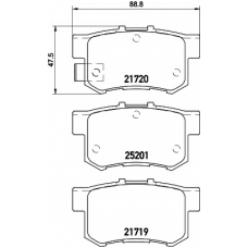 N-1372 COBREQ Комплект тормозных колодок, дисковый тормоз