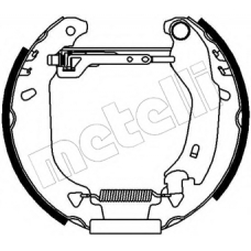 51-0026 METELLI Комплект тормозных колодок