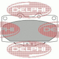 LP1020 DELPHI Комплект тормозных колодок, дисковый тормоз
