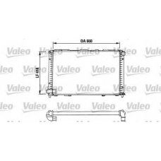 731280 VALEO Радиатор, охлаждение двигателя