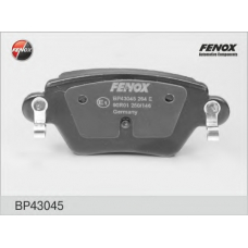 BP43045 FENOX Комплект тормозных колодок, дисковый тормоз