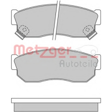 1170641 METZGER Комплект тормозных колодок, дисковый тормоз