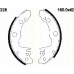 8100 16518 TRISCAN Комплект тормозных колодок