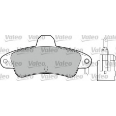 551765 VALEO Комплект тормозных колодок, дисковый тормоз