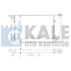 117800 KALE OTO RADYATOR Радиатор, охлаждение двигателя