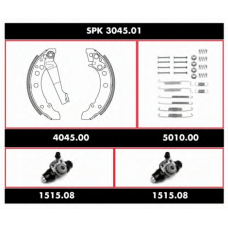 SPK 3045.01 ROADHOUSE Комплект тормозов, барабанный тормозной механизм