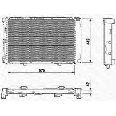 350213542000 MAGNETI MARELLI Радиатор, охлаждение двигателя