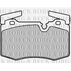 BBP2221 BORG & BECK Комплект тормозных колодок, дисковый тормоз