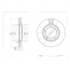 BG2692 DELPHI Тормозной диск