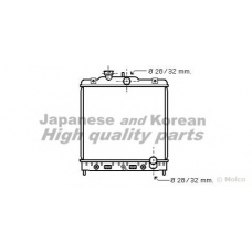 H553-12 ASHUKI Радиатор, охлаждение двигателя