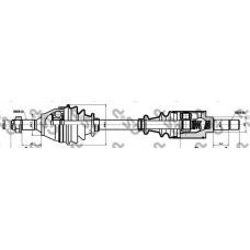 245030 GSP Приводной вал