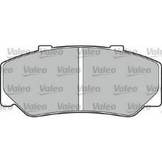 540413 VALEO Комплект тормозных колодок, дисковый тормоз