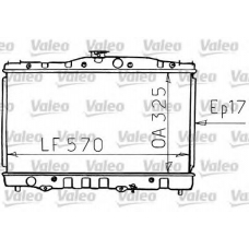 731135 VALEO Радиатор, охлаждение двигателя