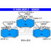 13.0460-2825.2 ATE Комплект тормозных колодок, дисковый тормоз
