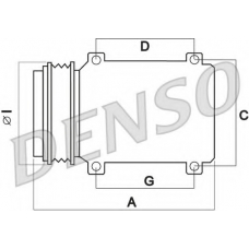 DCP05076 DENSO Компрессор, кондиционер