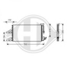 8321202 DIEDERICHS Конденсатор, кондиционер