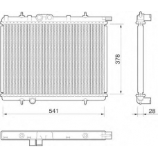 350213797000 MAGNETI MARELLI Радиатор, охлаждение двигателя