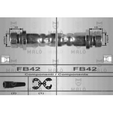 8916 Malo Тормозной шланг