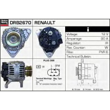 DRB2670 DELCO REMY Генератор