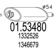 01.53480 MTS Предглушитель выхлопных газов