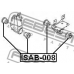 ISAB-008 FEBEST Подвеска, рычаг независимой подвески колеса