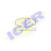 180353 ICER Комплект тормозных колодок, дисковый тормоз