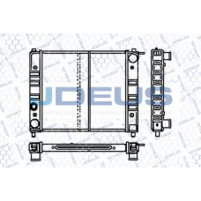 RA0250010 JDEUS Радиатор, охлаждение двигателя