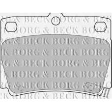 BBP1819 BORG & BECK Комплект тормозных колодок, дисковый тормоз