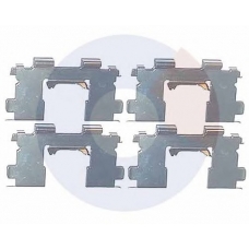 2243 CARRAB BRAKE PARTS Комплектующие, колодки дискового тормоза