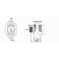 943356582010 MAGNETI MARELLI Генератор